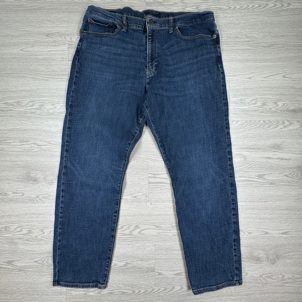 Lucky Brand Mens Jeans 121 Slim Straight Blue 40x32 Stretch Denim Mid Wash